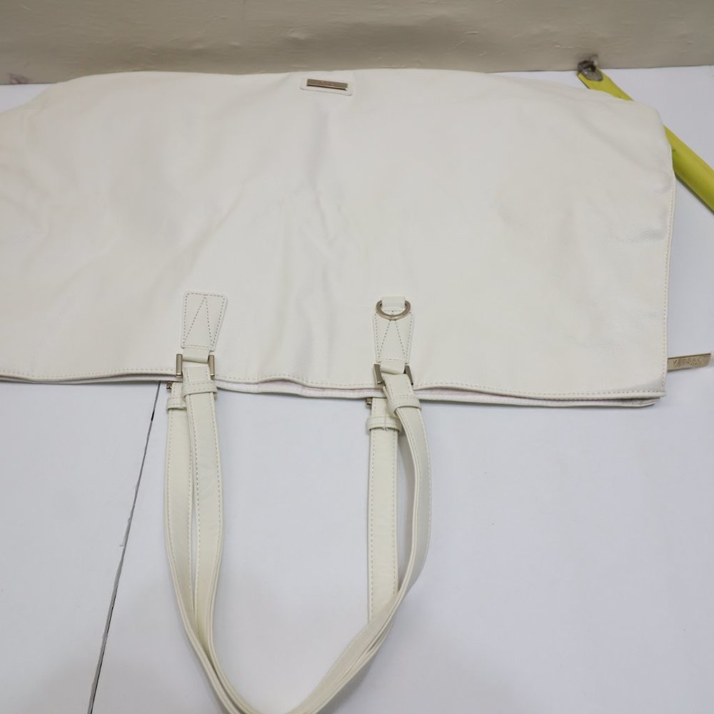 Versace Parfums White Weekender Travel Large Tote 22” x 14” - Picture 11 of 11